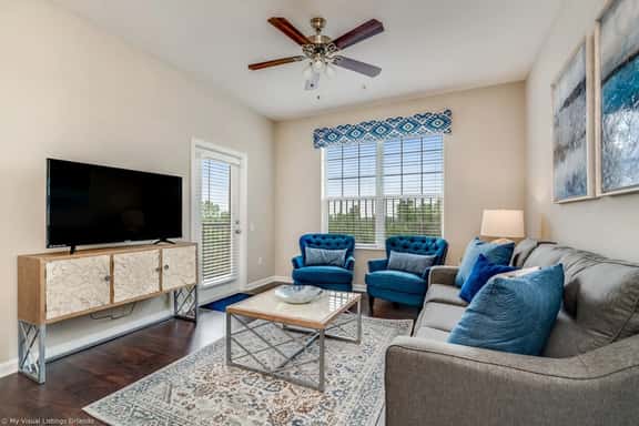 Lake Resort Access 3BR Condo w Balcony near Disney - Image 1