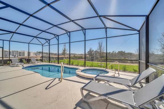 Resort Oasis: 6BR Home w Pool near Disney - Image 1