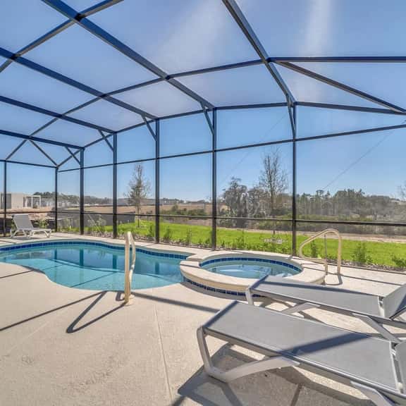 Resort Oasis: 6BR Home w Pool near Disney - Image 1