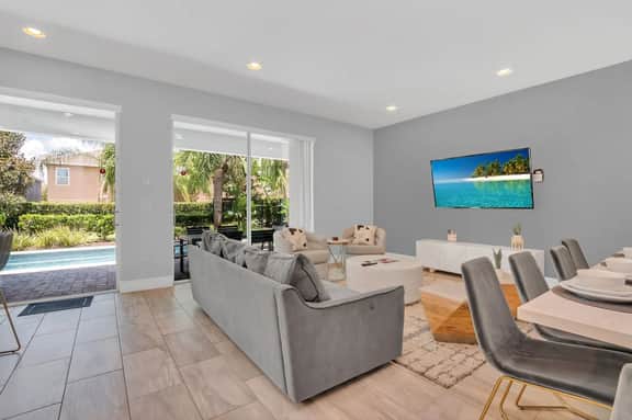 Pool Home! 5BR w Patio & Free Parking near Disney - Image 2