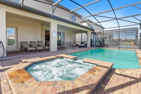 Lake View! 8BR Home w Private Pool Spa near Disney - Image 4